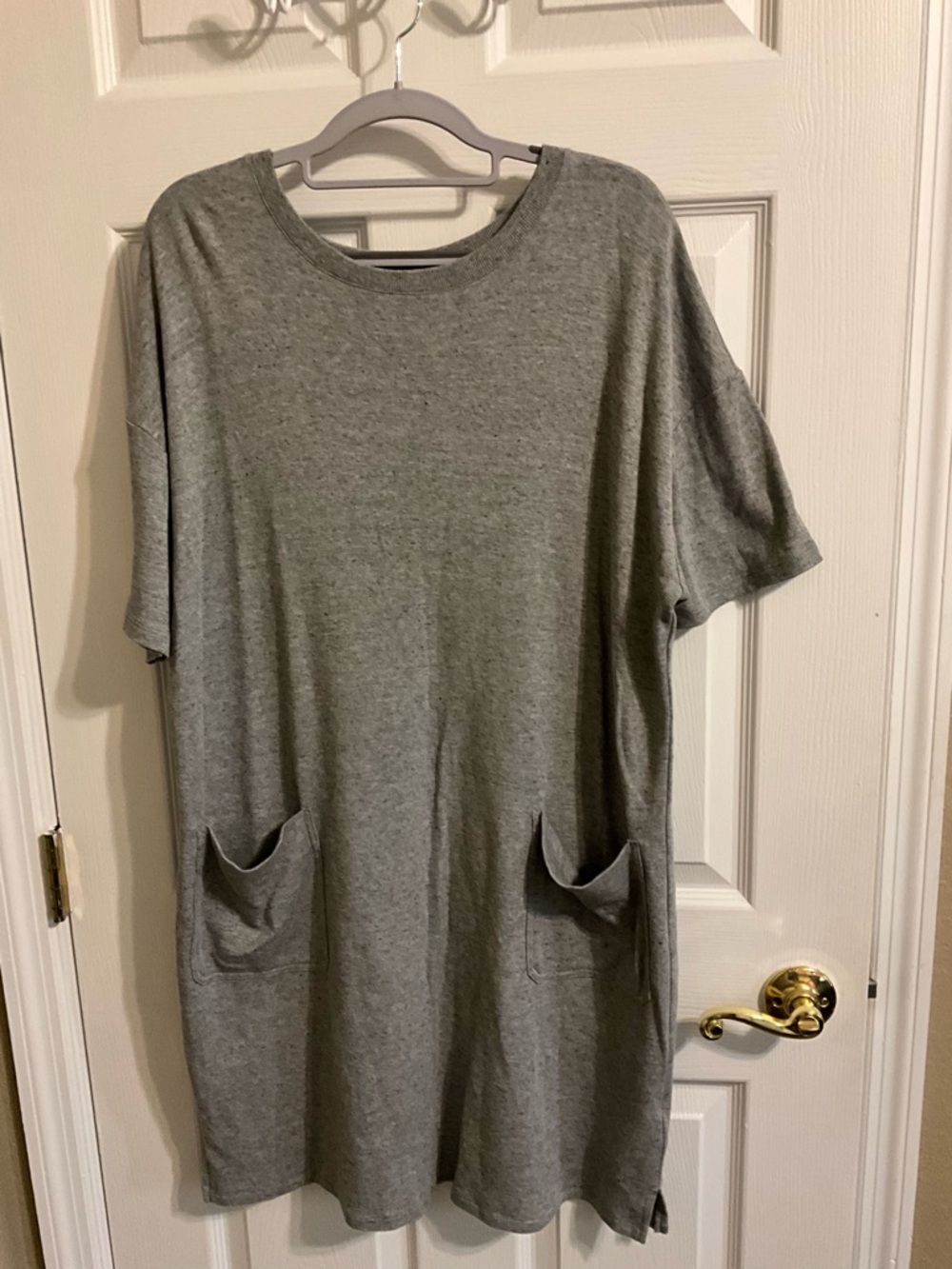 Daily Ritual Heather Gray Short Sleeve Pocket Tee